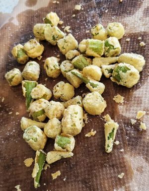 Fried okra